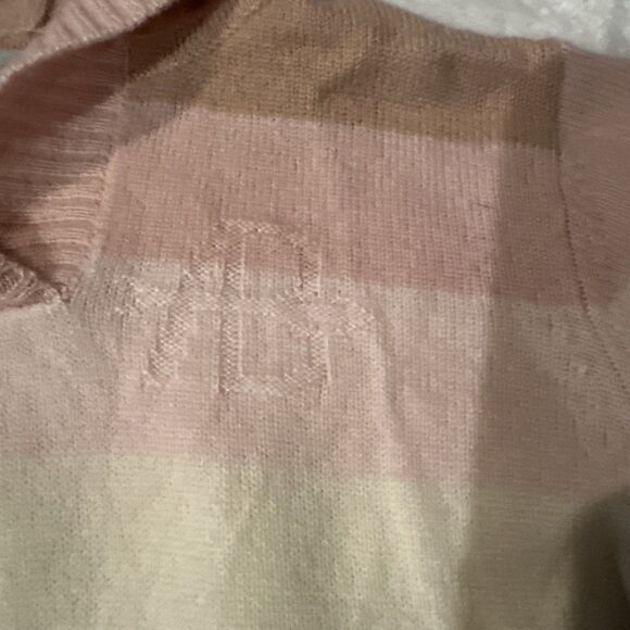 Archer’s Bow 6-9 Months 100% Cashmere  Baby Romper Outfit Pink Girls One Piece - Picture 7 of 12